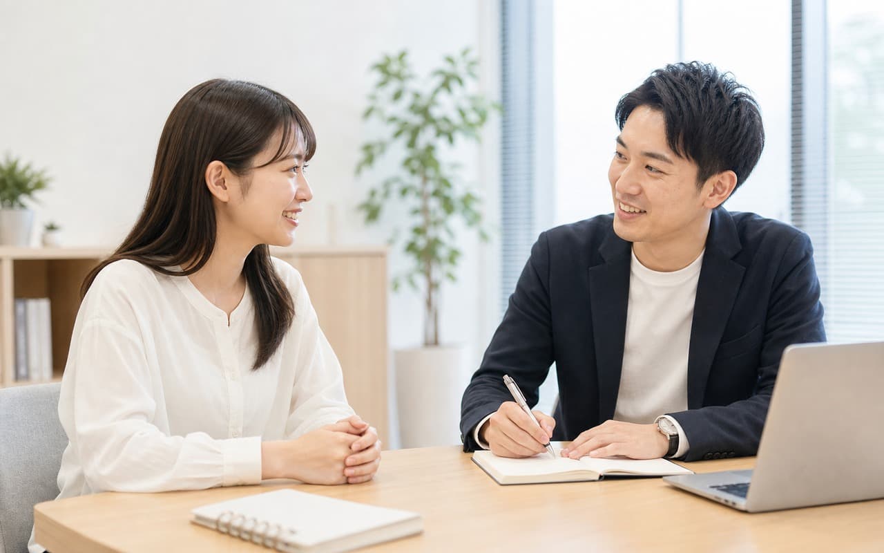 専任アドバイザーとの密な1on1面談